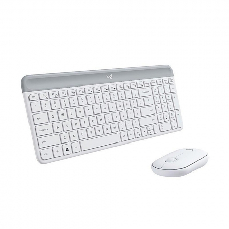 Logitech 羅技 MK470 超薄無線鍵鼠組 珍珠白（LOGI-470W0）