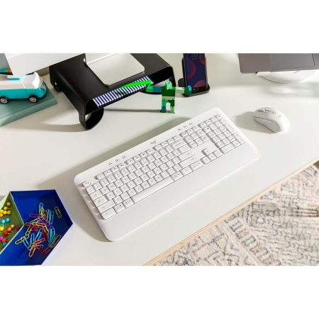 Logitech 羅技 K650 無線舒適鍵盤 珍珠白（LOGI-K650W）
