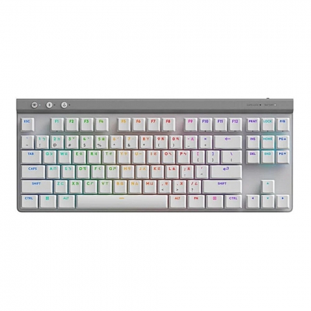 Logitech 羅技 G515 輕薄無線機械式 TKL 電競鍵盤 白色 無數字鍵（LOGI-515TW）