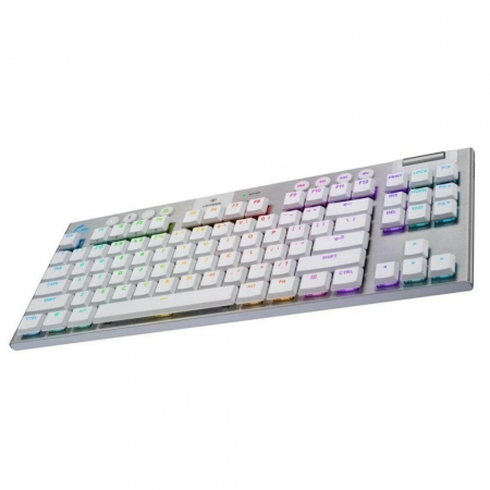 Logitech 羅技 G915 X 無線 RGB 機械式 TKL 遊戲鍵盤 觸感軸 白色（LOGI-9151W）