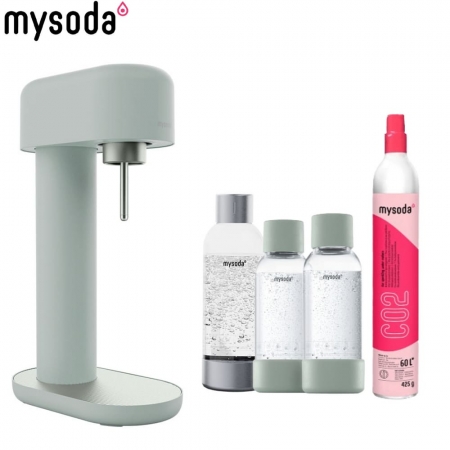 【mysoda】RUBY鋁合金氣泡水機 RB003（三色） 贈0.5L專用水瓶 2入組