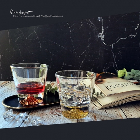 金山銀山對杯組 （一組2個） 烈酒杯 威士忌杯 威士忌 無鉛水晶杯 水晶玻璃