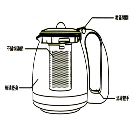 雅士達玻璃壺-700ml-3入組