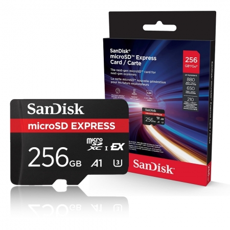 SanDisk EXPRESS 256G microSD A2 U3 UHS-I SWITCH2 NS2 專用 記憶卡（SD-SQXFN-256G）