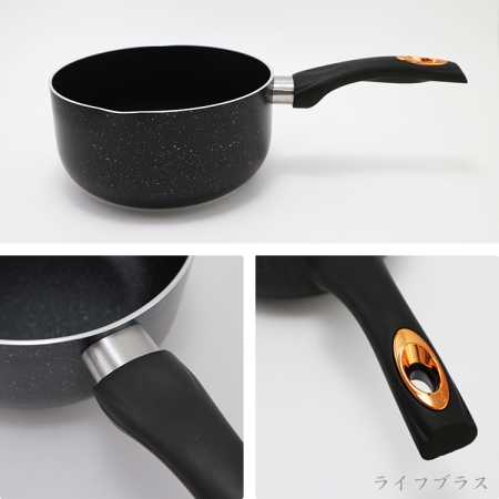 CLARE羽鑽不沾牛奶鍋-18cm-2支
