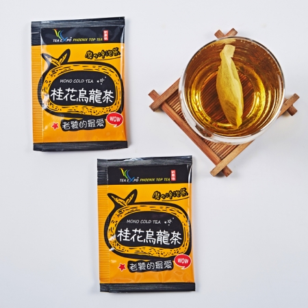新鳳鳴 磨的冷泡茶-桂花烏龍茶 盒裝 黃金桂花深焙烏龍茶 老饕的最愛 冷泡茶包無糖最好喝 