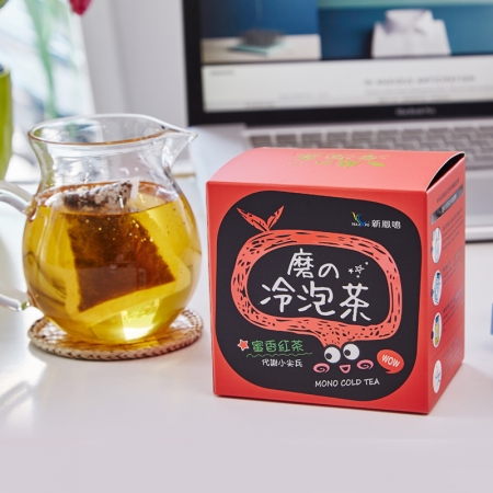 新鳳鳴 磨的冷泡茶-蜜香紅茶 盒裝 紅茶自然蜜果香 大人小孩最愛 冷泡茶包無糖更好喝 