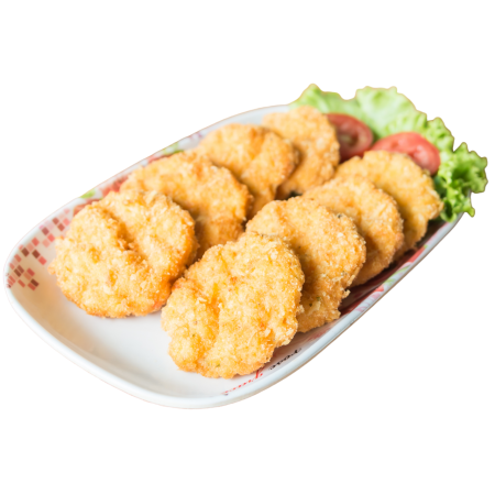 【好神】泰式金錢蝦餅（10顆/200g/盒）5盒｜真蝦製作｜油炸氣炸都方便