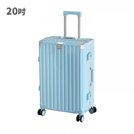 【好買點數放大】多功能20吋鋁框防爆隨行登機箱KA20-A（USB延伸充電孔方便充電）