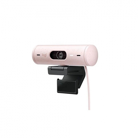 Logitech 羅技 Brio 500 網路攝影機 玫瑰粉（LOGI-B500R）