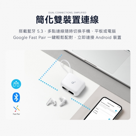 【好買點數放大】Soundcore P41i ANC 二合一行動電源降噪真無線藍牙耳機 A3937