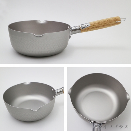 日本進口Pearl Life雙引水行平鍋-18cm-2支