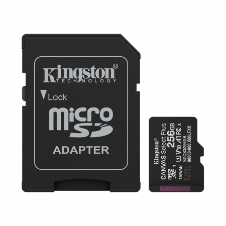 金士頓 Canvas Select Plus 記憶卡 256GB microSD KTCS3 代理商公司貨（KTCS3-256G）