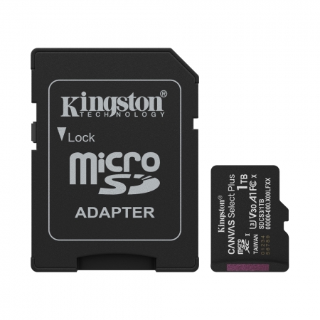 金士頓 Canvas Select Plus 記憶卡 1TB microSD KTCS3 代理商公司貨（KTCS3-1TB）