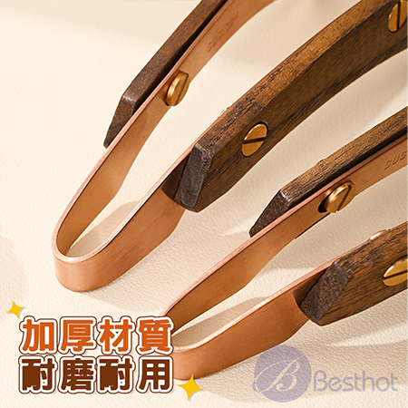 【Besthot】304不鏽鋼可站立式烤肉夾 烤肉夾 不鏽鋼烤肉夾 木柄烤肉夾