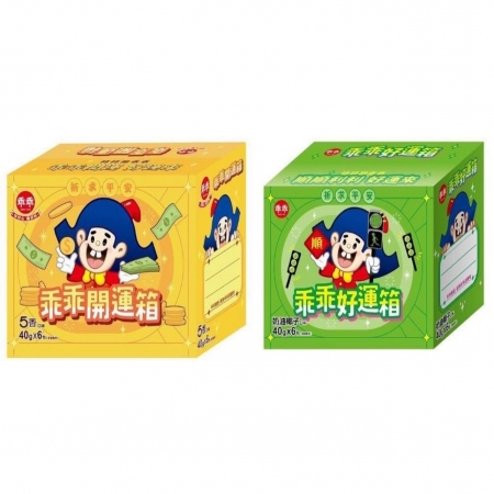 乖乖 開運箱（40gx6包/箱） 拜拜箱 中元節-4箱組（奶油椰子/五香） 