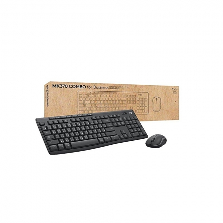 Logitech 羅技 MK370 無線鍵盤滑鼠組 企業版 石墨灰（LOGI-370G0）