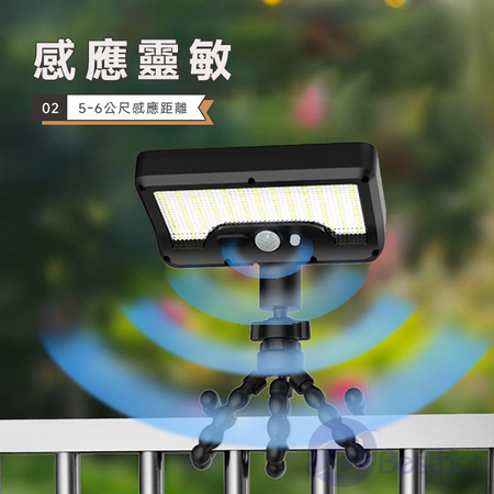 【Besthot】 八爪太陽能感應照明燈 露營燈 感應燈 太陽能燈