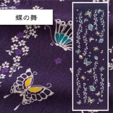 今治著色拔染毛巾-舞蝶