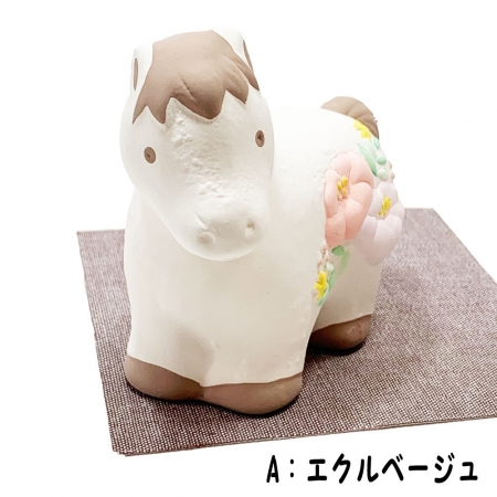 【龍虎堂】馬年陶瓷手作擺飾－ilo馬（牛奶白-11-354A）6折/售價已是折扣價