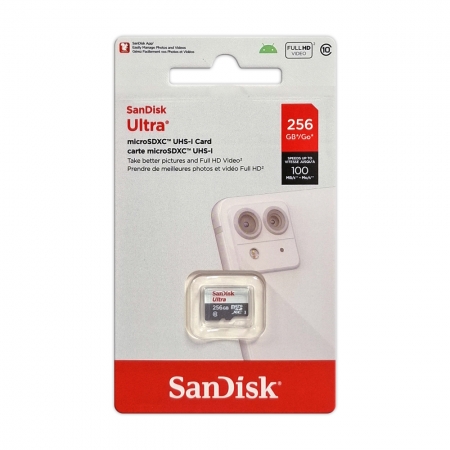 SanDisk Ultra 256GB microSD UHS-I C10 手機記憶卡 TF卡 速度100MB/s（SD-SQUNR-G3-256G）
