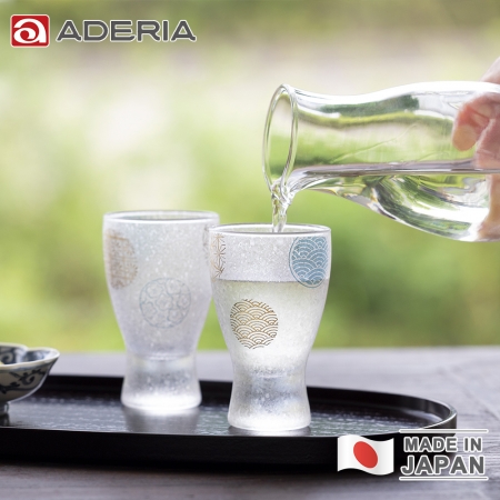 【ADERIA】日本製 吉祥丸紋酒杯/清酒杯對杯組100ml