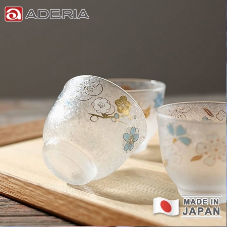 【ADERIA】日本製 四季巡禮冷茶杯4入組175ml