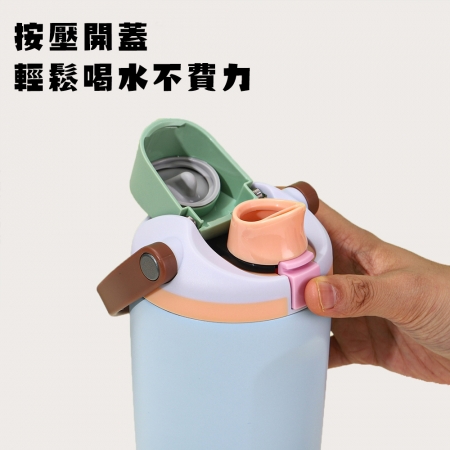 【日本FOREVER】304不鏽鋼ChillFit手提雙飲式隨行杯/保溫杯900ml