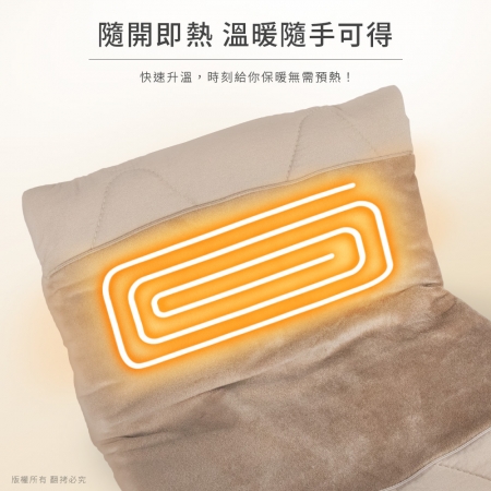 aibo 輕暖柔USB三段溫控暖手袋（暖腰/暖宮/暖背/暖腳）附USB延長線