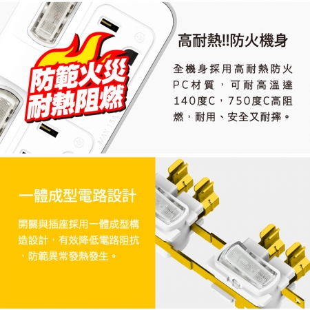 Tyson太順電業 TS-122B 2切2座 3P便利型 節能小壁插