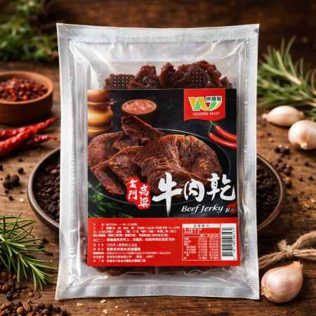 鮮味達人 金門高粱牛肉乾12包組（原味6包＋辣味6包）