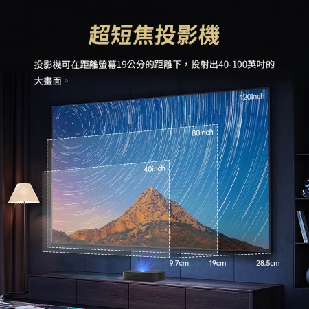 mimax 智慧超短焦雷射投影機