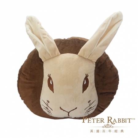 【PETER RABBIT 比得兔】比得兔兔頭造型暖手枕 （冬天必備）