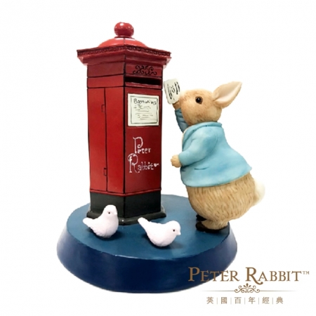 【PETER RABBIT 比得兔】比得兔經典英倫風存錢筒/擺飾