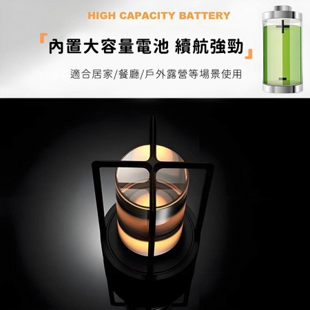 【好拾選物】充電觸摸調光小夜燈 露營氛圍燈 氛圍燈-2色