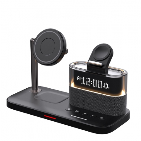 【好買點數放大】AnOne  Qi2五合一MagSafe無線磁吸時鐘充電座ITC2410