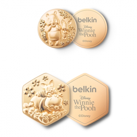 BELKIN二合一皮革手機背帶--迪士尼系列_小熊維尼 （MSZ007qcWP-DY）