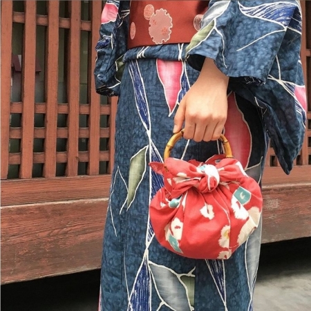 京都風呂敷包巾-摩登女郎 二巾-梅（限時85折/售價已是折扣價）