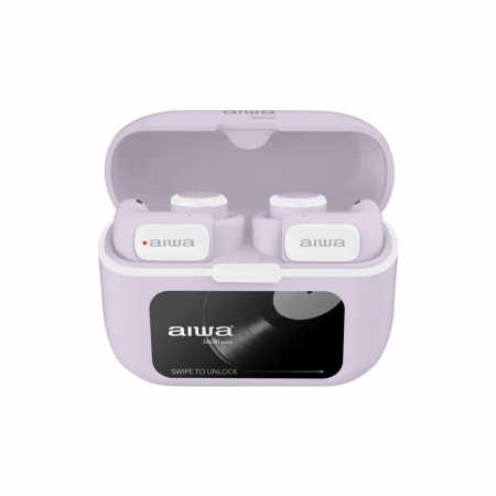 【AIWA 愛華】真無線藍芽耳機 AT-H03 EDGE 象牙白/深藍/淡紫
