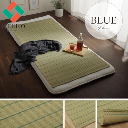 【日本池彥IKEHIKO】日本製天然藺草涼感睡墊 透氣單人床墊88x180cm 2色