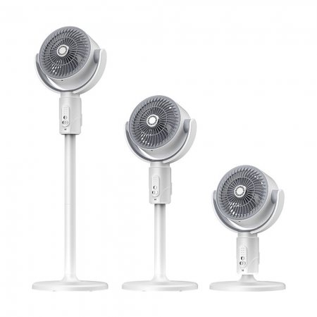 FJ 充電款三合一多功能可拆裝高度循環扇FN09S （內建電池 附遙控器）