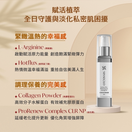 SISSECLO 靚源植戀 私密肌美白緊緻凝露 30ml