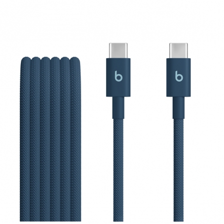 官方直送【Beats】USB-C 對 USB-C 編織連接線（1.5 公尺/5 呎）蘋果原廠出貨