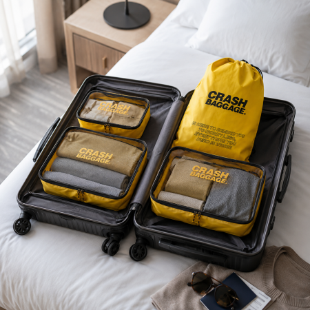 【好買點數放大】CRASH EASY LIFE KIT 旅行收納組 - 經典黃