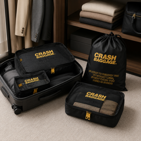 【好買點數放大】CRASH EASY LIFE KIT 旅行收納組 - 經典黑