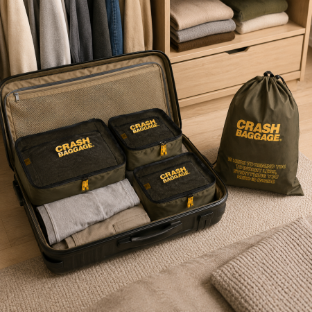 【好買點數放大】CRASH EASY LIFE KIT 旅行收納組 - 軍綠