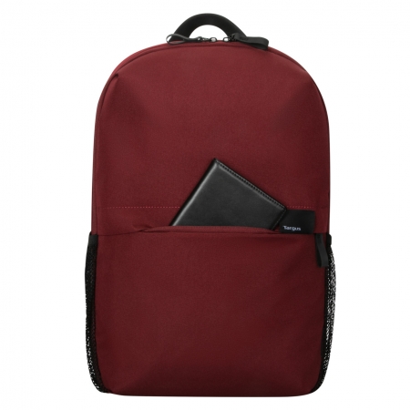 【Targus】Sagano EcoSmart 15.6吋 校園後背包 - 酒紅 TBB63603（TG-TBB63603）