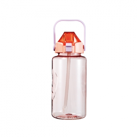 LEMANI樂曼尼 炫彩彈蓋內附吸管運動水瓶1500ml LM-1500P