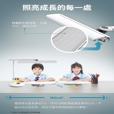 PHILIPS 飛利浦 軒泰 LED護眼AA級檯燈 PD002 66157 護眼檯燈 閱讀燈 桌燈 檯燈