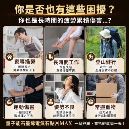 量子能石墨烯電氣石貼片5包舒適有感組
